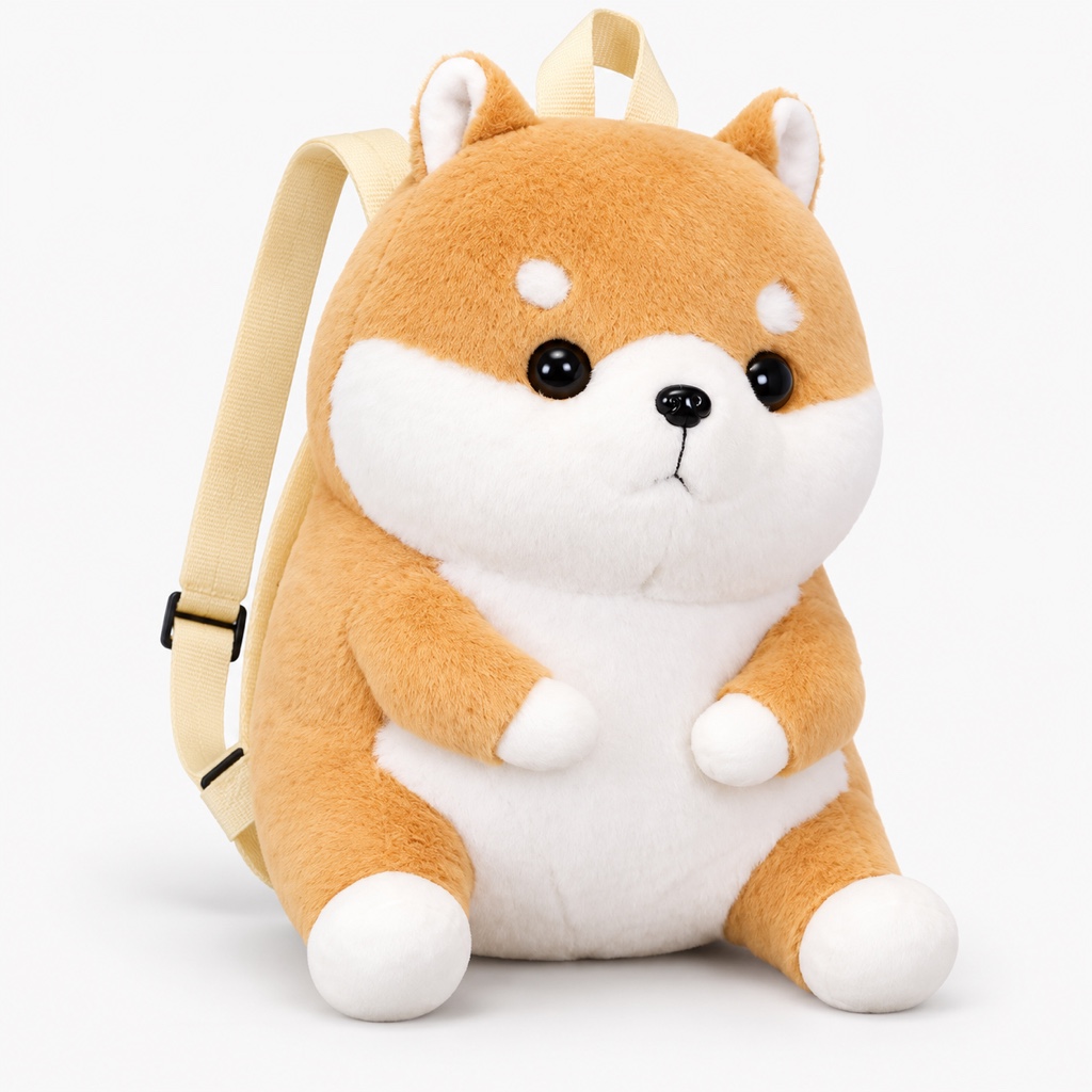 Sac à dos peluche Shiba — Mochi