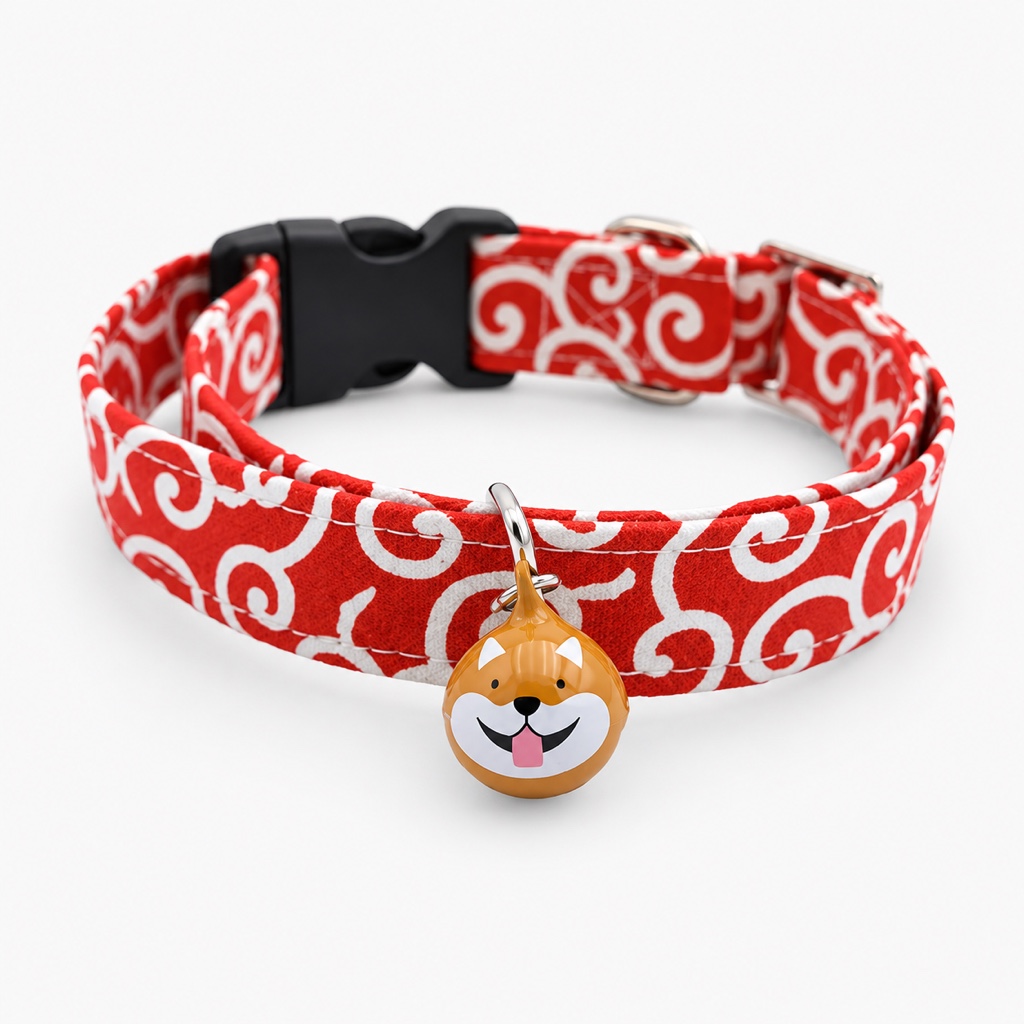 Collier japonais Shiba — Karakusa & Sakura
